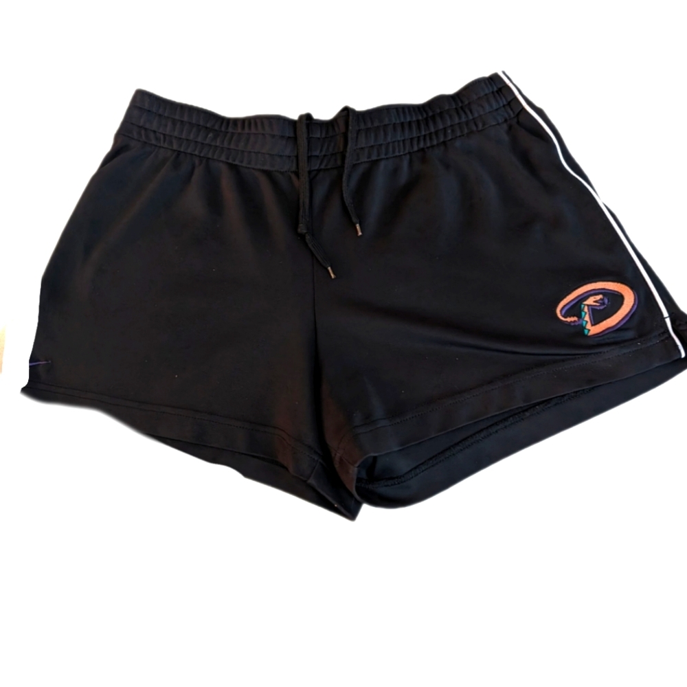 Az Diamondbacks athletic shorts VTG late 90s  black with embroidery sz M
